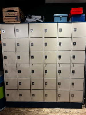 NHC tijdelijke lockerkast